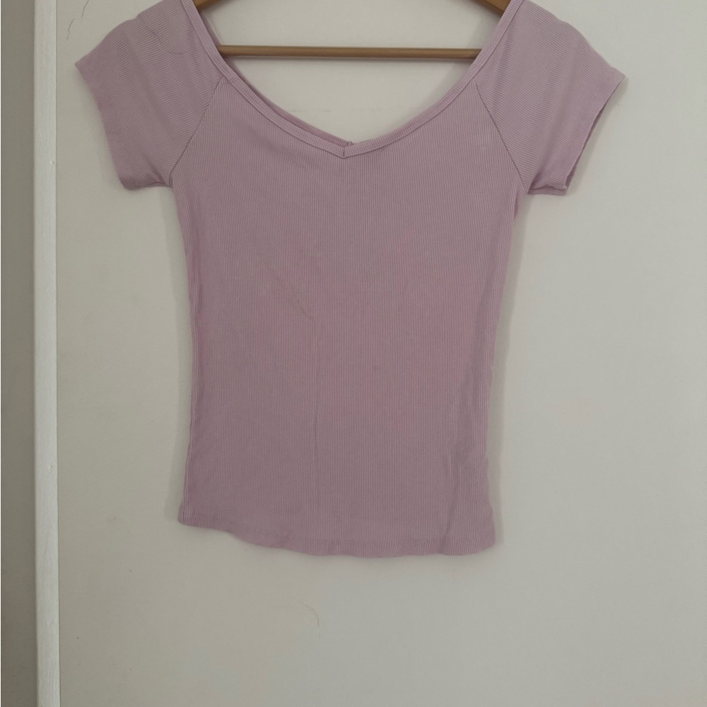 Wild Fable Lilac Short Sleeve Top